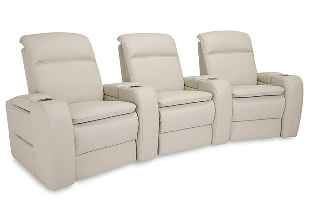 Palliser Vertex 3 Seats Curved Left Hand Facing Power Recliner with Power Headrest and Lumbar Sectional image